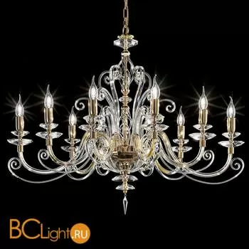 Люстра Euroluce Alicante Ellipse L10 90 gold Clear
