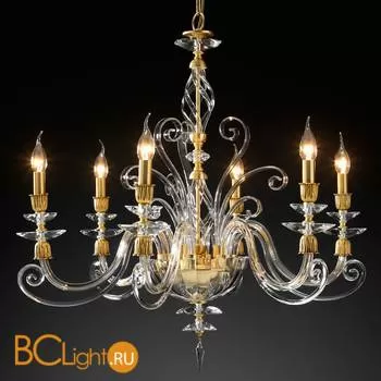 Люстра Euroluce Alicante Satin L6 Gold