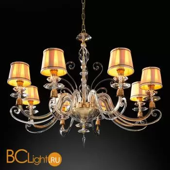 Люстра Euroluce Alicante Satin L8 SHADE Gold