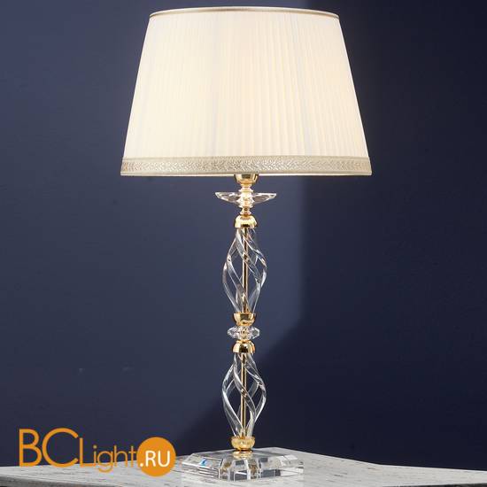 Настольная лампа Euroluce Alicante LG1 gold Clear shade