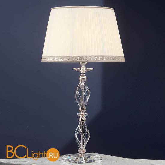 Настольная лампа Euroluce Alicante LG1 silver Clear shade