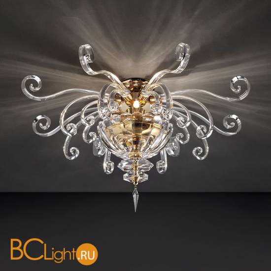 Потолочный светильник Euroluce Alicante PL4 gold Clear