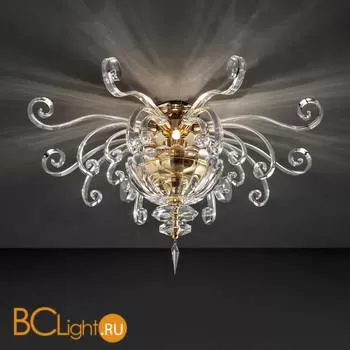 Потолочный светильник Euroluce Alicante PL4 gold Clear