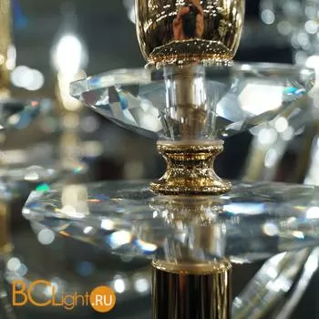 Люстра Euroluce Alicante L6 gold Clear - Фото 1