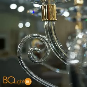 Люстра Euroluce Alicante L6 gold Clear - Фото 0