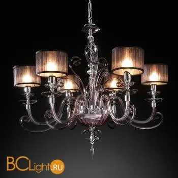 Люстра Euroluce Alicante L6 silver Fume SHADE