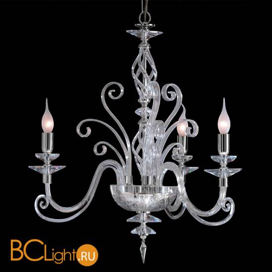 Люстра Euroluce Alicante L3 silver Clear