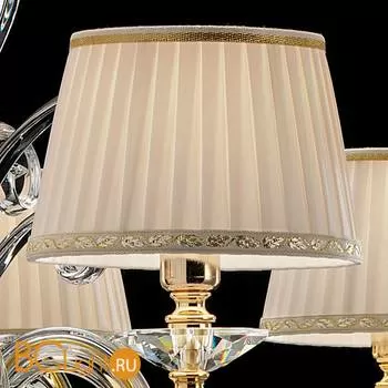 Люстра Euroluce Alicante L8 gold Clear SHADE - Фото 0