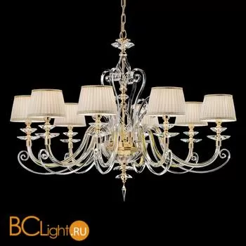 Люстра Euroluce Alicante L8 gold Clear SHADE