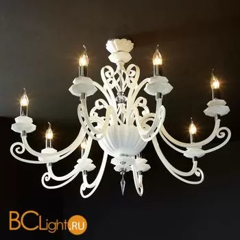 Потолочная люстра Euroluce Alicante S8 silver White