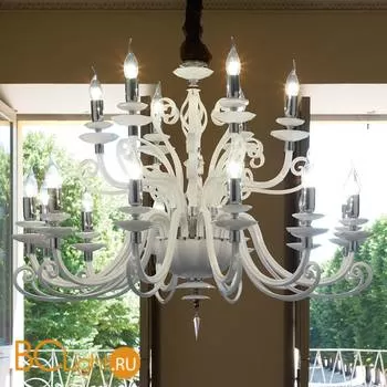 Люстра Euroluce Alicante L12+6 silver White