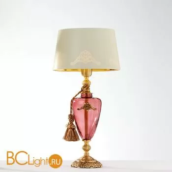 Настольная лампа Euroluce Altea LP1 gold Antique rose