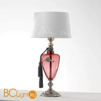 Настольная лампа Euroluce Altea LP1 silver Antique rose