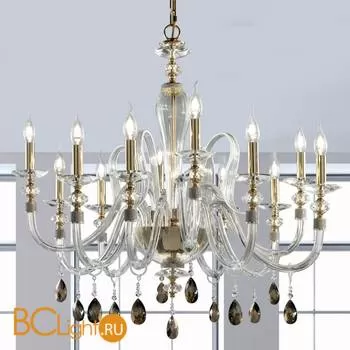 Люстра Euroluce Amelie/L8+4 gold