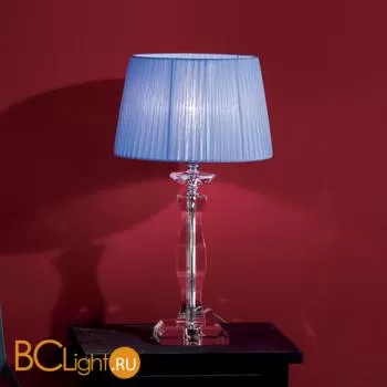 Настольная лампа Euroluce Arcobaleno LP1 Silver Clear Blue