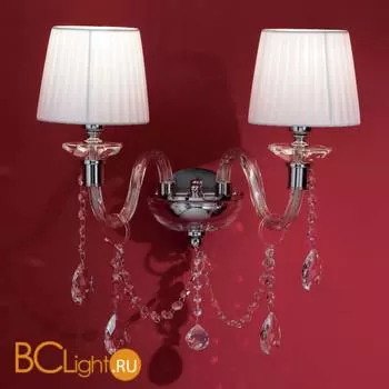 Бра Euroluce Arcobaleno A2 Silver Clear White