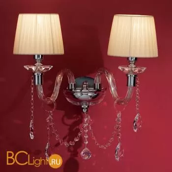 Бра Euroluce Arcobaleno A2 Silver Clear Shampan