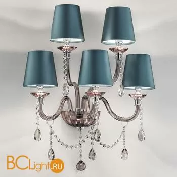 Бра Euroluce Arcobaleno A5 Silver Fume green