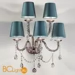 Бра Euroluce Arcobaleno A5 Silver Fume green