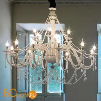 Люстра Euroluce Arcobaleno L12+6 Silver White