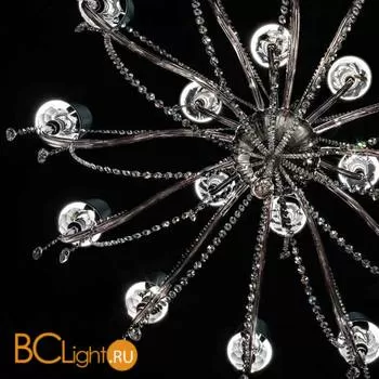 Люстра Euroluce Arcobaleno L12+6 Silver Fume Green - Фото 0