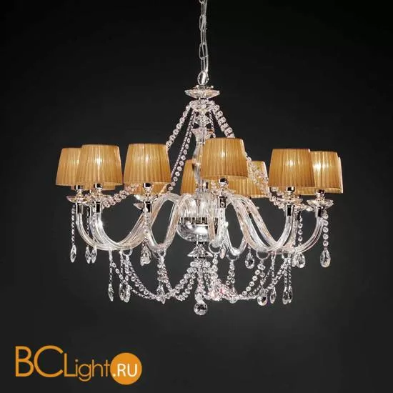 Люстра Euroluce Arcobaleno L12 Silver Clear Golden
