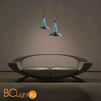 Подвесной светильник Euroluce Argo S1 LED small nickel Aquamarine - Фото 0