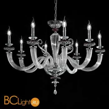 Люстра Euroluce Atalia L8 silver Amethyst