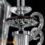 Люстра Euroluce Atalia L8 silver Amethyst - Фото 0