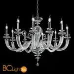 Люстра Euroluce Atalia L10 silver Clear