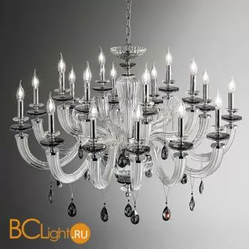Люстра Euroluce Atalia L12+6 silver Fume
