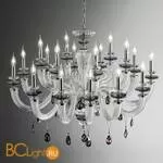 Люстра Euroluce Atalia L12+6 silver Fume