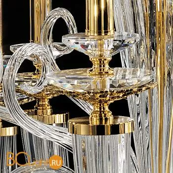 Люстра Euroluce Atalia L12+6+6 gold Clear - Фото 0