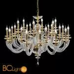 Люстра Euroluce Atalia L12+6+6 gold Clear