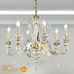 Люстра Euroluce Aurora L6 gold trasparent