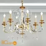 Люстра Euroluce Aurora L6 gold amber
