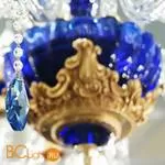 Люстра Euroluce Barocco L8 gold Blue - Фото 0