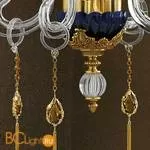 Люстра Euroluce Barocco L28 SUPERLUX SPECIAL EDITION gold Blue - Фото 0