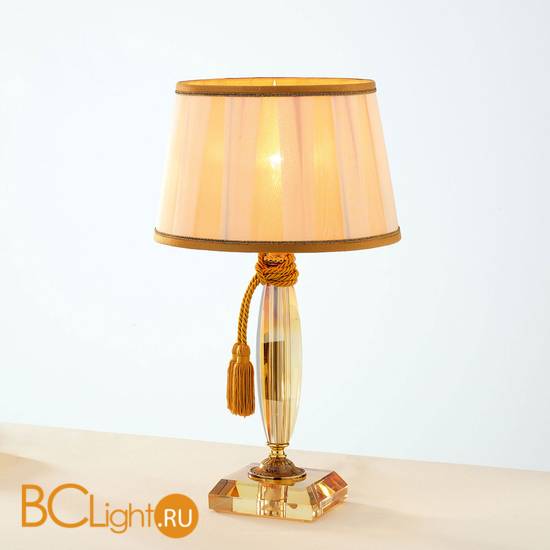 Настольная лампа Euroluce Bloom LP1 Gold Amber