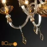 Люстра Euroluce Bloom L6 Gold Amber - Фото 0