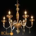 Люстра Euroluce Bloom L6 Gold Amber