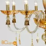 Люстра Euroluce Bloom L8 Gold Amber - Фото 0