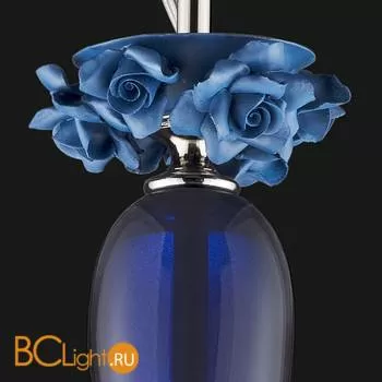 Подвесной светильник Euroluce Bora S1 Shade Nichel Blue - Фото 0