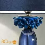Настольная лампа Euroluce Bora LG1 Nichel Blue - Фото 0