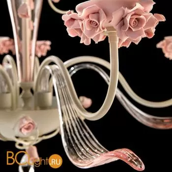 Люстра Euroluce Bora L6 ivory Rose - Фото 0