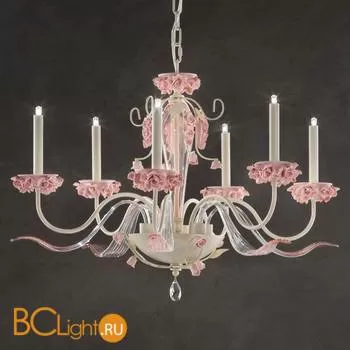 Люстра Euroluce Bora L6 ivory Rose