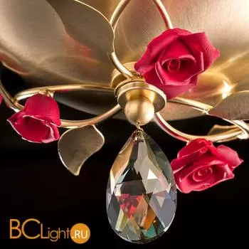 Люстра Euroluce Bora L8+4 gold Red - Фото 0