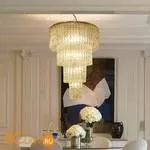 Подвесной светильник Euroluce Cascade 46 chrome clear - Фото 0