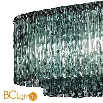 Подвесной светильник Euroluce Cascade ellipse flat 91x34 black nichel Emerald - Фото 1