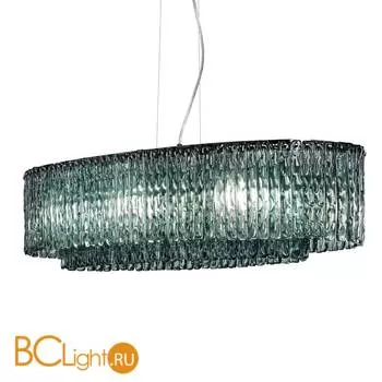 Подвесной светильник Euroluce Cascade ellipse flat 91x34 black nichel Emerald